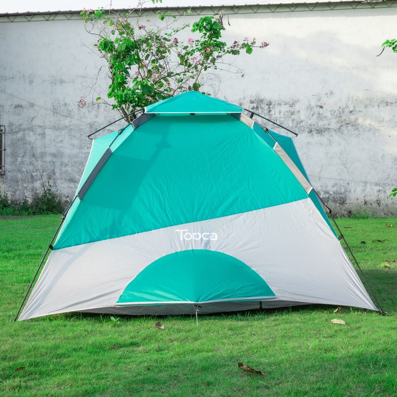 Campingový Stan Tooca Pro 4 Osoby Okamžité Nastavení Automatický Kupolový Vodotěsný Větruodolný Outdoor Camping Přístřešky Na Ochranu Před Sluncem