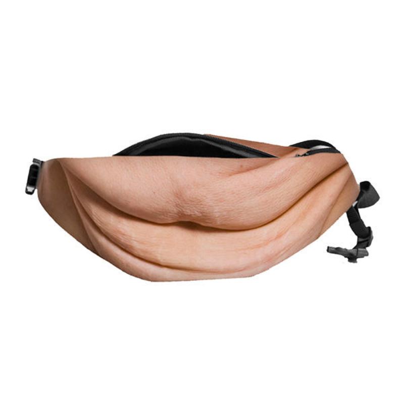 Casual Bod Phone Taška Do Pasu Flesh Colored Fat Belly Fanny Pack