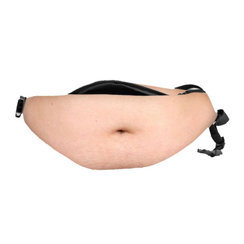 Casual Bod Phone Taška Do Pasu Flesh Colored Fat Belly Fanny Pack