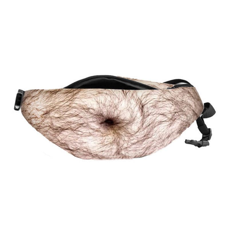 Casual Bod Phone Taška Do Pasu Flesh Colored Fat Belly Fanny Pack