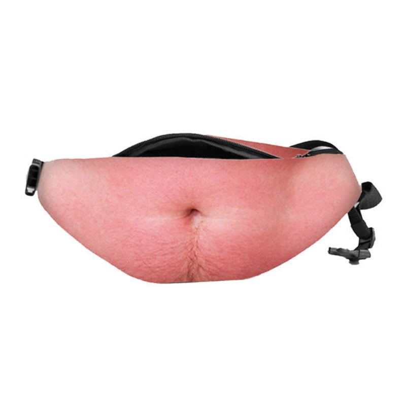 Casual Bod Phone Taška Do Pasu Flesh Colored Fat Belly Fanny Pack