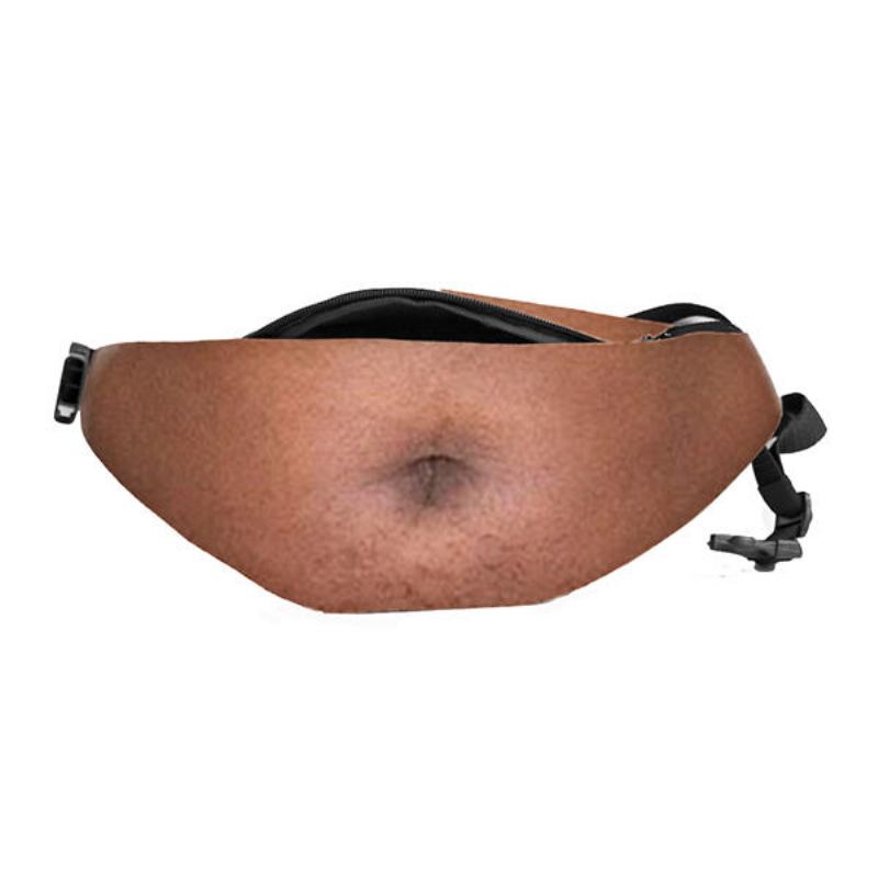 Casual Bod Phone Taška Do Pasu Flesh Colored Fat Belly Fanny Pack