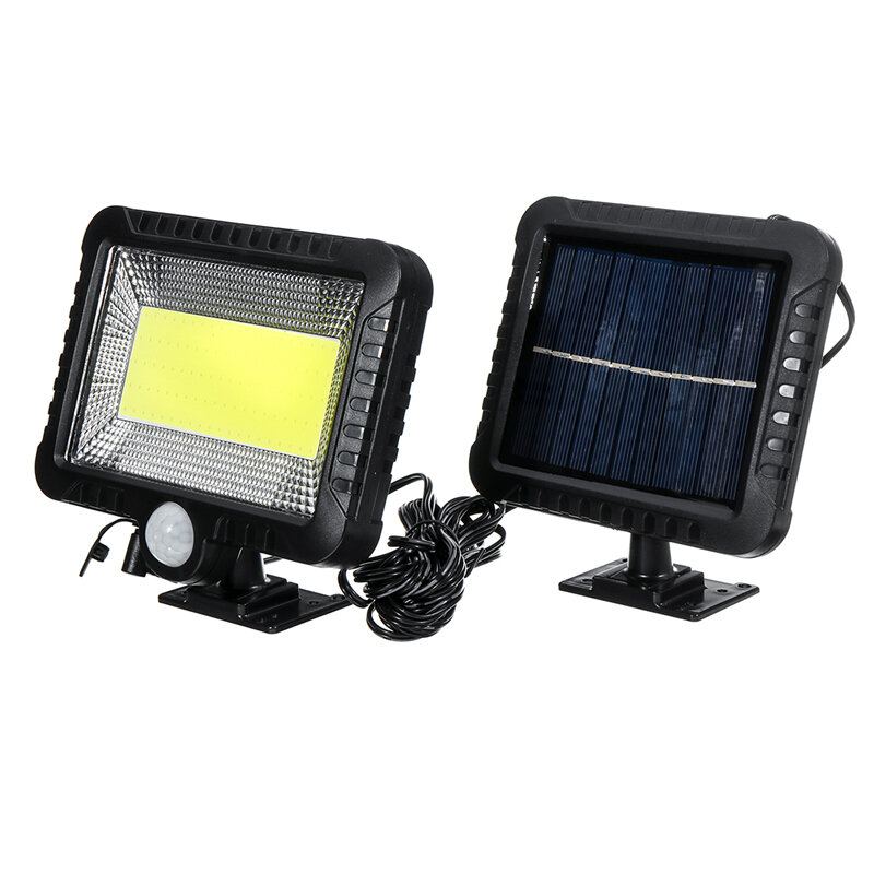 Cob 100led Světlo 30w 600lumen Ip65 Solární Lampa Venkovní Park Yard Garden Light Camping Pracovní