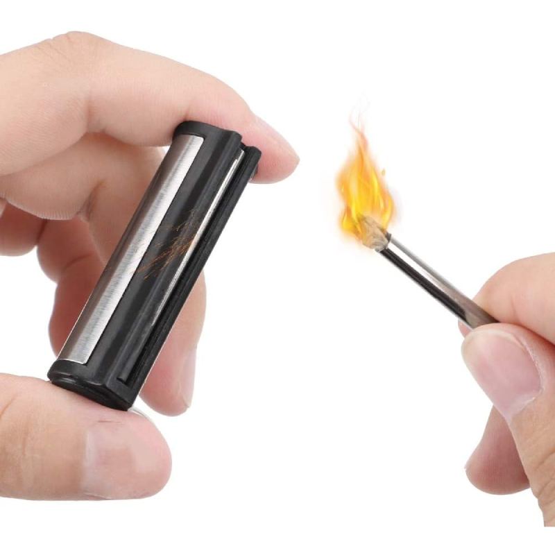 Fire Starter Matchstick Přenosný Pazourek Metal Outdoor Survival Tool