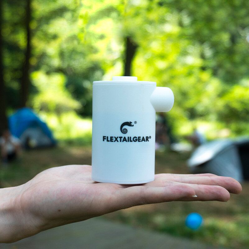 Flextailgear Max Pump 2023 Ultralehká Usb Dobíjecí Vodotěsná Vzduchová Pumpa Vyfukování Pro Plavecký Kruh Camping Pad Matrace