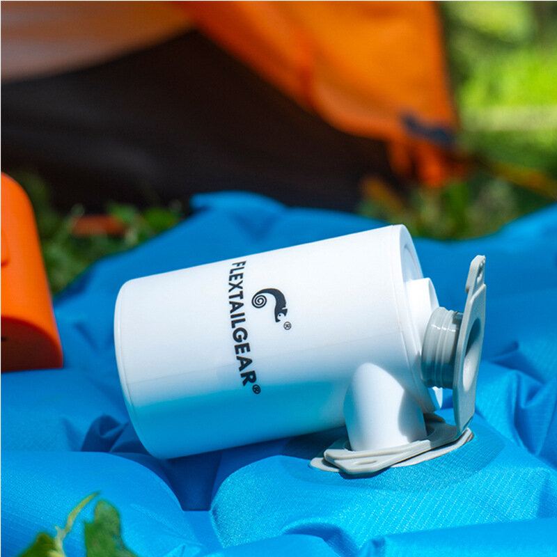 Flextailgear Max Pump 2023 Ultralehká Usb Dobíjecí Vodotěsná Vzduchová Pumpa Vyfukování Pro Plavecký Kruh Camping Pad Matrace