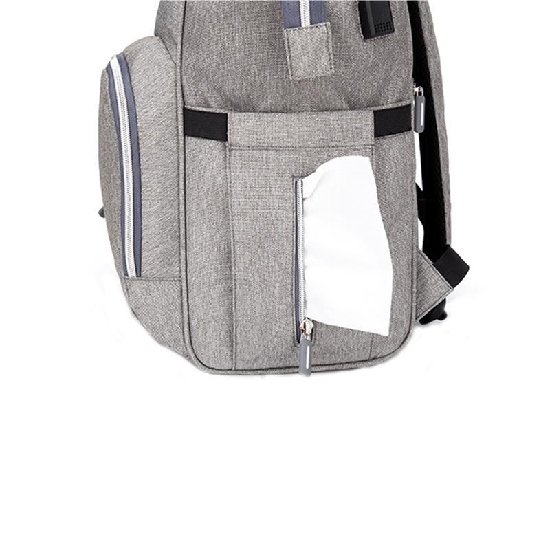 Multifunkční Batoh Mumie Vodotěsný Usb Nabíjecí Port Baby Diape Mom Bag