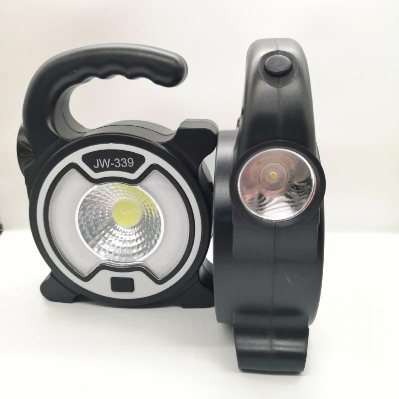 Multifunkční Camping Light Bezdrátové Rádio Bluetooth Reproduktor Usb Pracovní Světlo Searchlight Závěsné