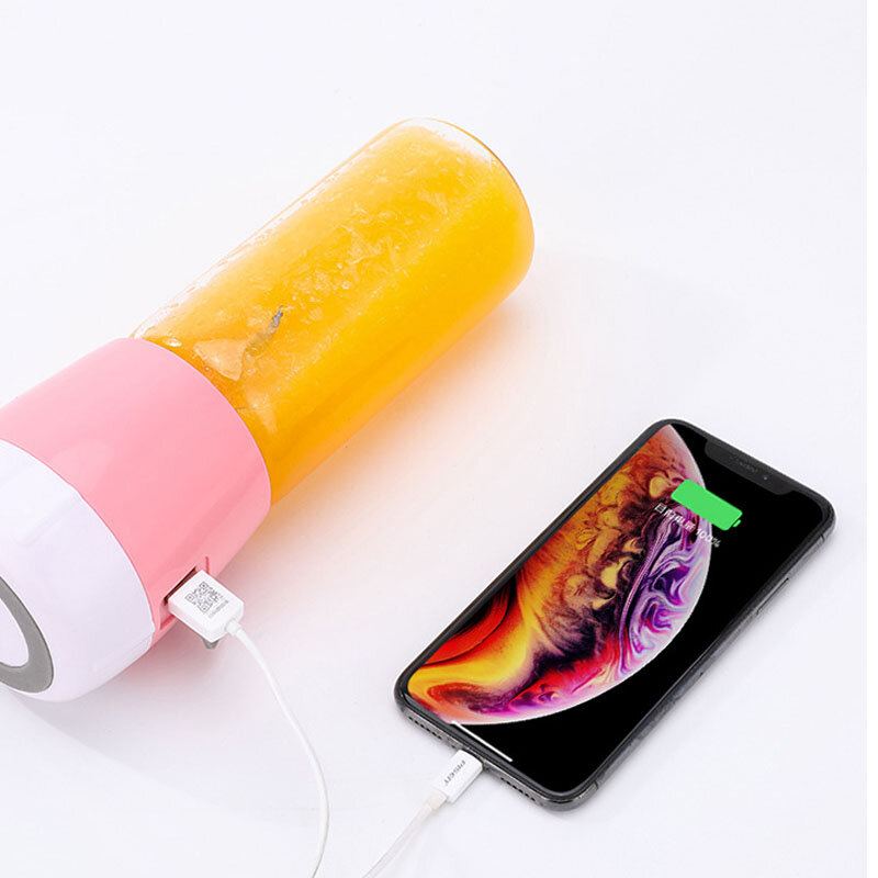 Multifunkční Mini Odšťavňovač Food Maker Na Mléčné Koktejly Stroj Na Výrobu Ovoce Usb Dobíjecí Mixér Camping Picnic