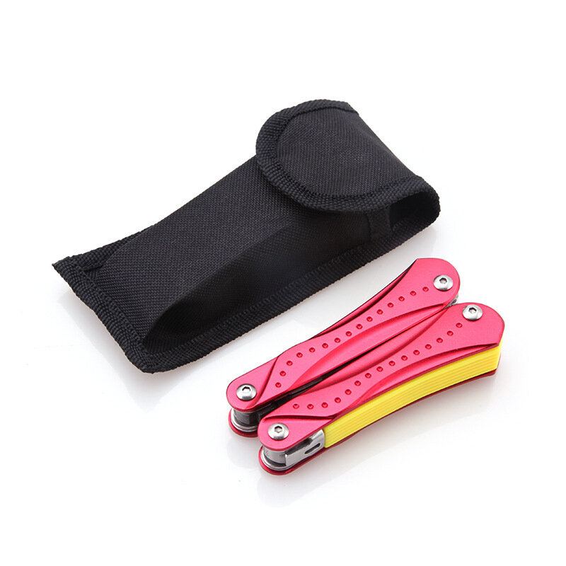 Multifunkční Skládací Kleště 9 V 1 Edc Otvírák Na Láhve Sharp Pocket Multitool Pilový List Nůž Šroubovák Venkovní Cestování