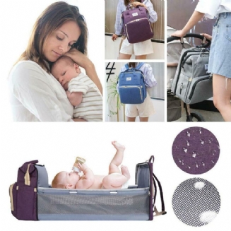 Přenosná Taška Na Plenky Skládací Baby Travel Large Backapack Outdoor Dětská Postýlka Mommy Bags
