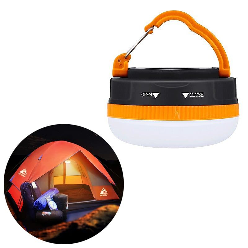 Přenosné Světlo Do Stanu Led Camping Lucerna Se Zatahovacím Hákem A 5 Režimy Svícení