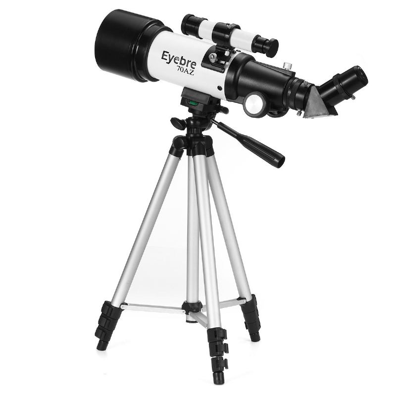 Přenosný Cestovní Teleskop 336x Pro Pozorování Planet 300mm Astronomický Refraktor Se Stativem A Hledáčkem Dalekohled