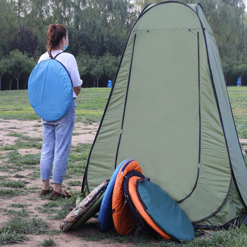 Samostatný Automatický Kemp Camping Anti-uv Sluneční Clona Plážový Toaletní Stan S Úložným Vakem