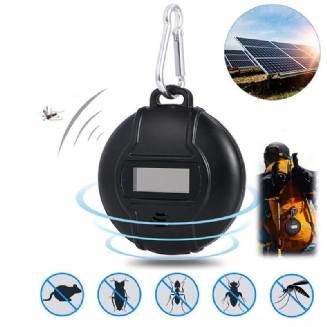 Solární Ultrazvukové Nástroje Proti Komárům Elektronický Odpuzovač Hmyzu Přenosný Kompas Pro Outdoorové Lezení