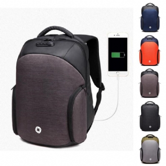 Usb Charge Anti-theft Backpack Laptop Pánské Batohy Outdoor Travel Business Bag Školní Tašky