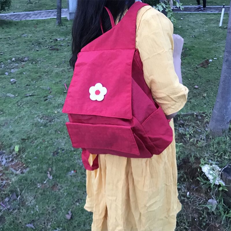 Venkovní Nylonová Školní Taška Přenosný Dívčí Batoh Cestovní Přes Rameno