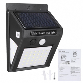Vodotěsné Ip44 Solární Senzor Pohybu Světla Lidské Tělo Indukční Nástěnná Lampa Venkovní Zahradní Lampy