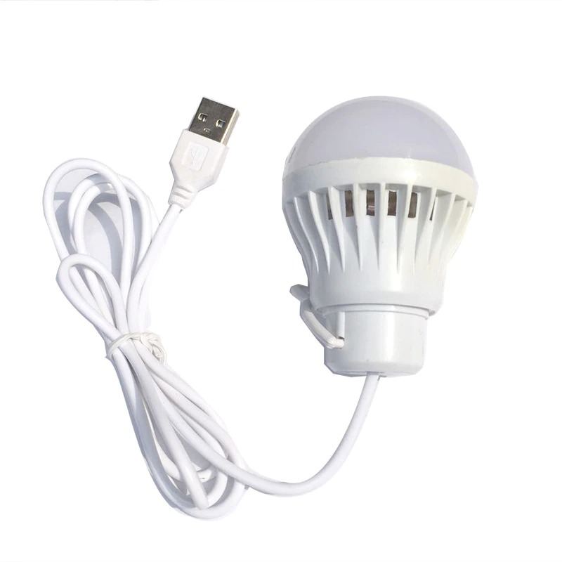 Žárovka Do Stanu Přenosné 5v Led Světlo 1.2m Usb