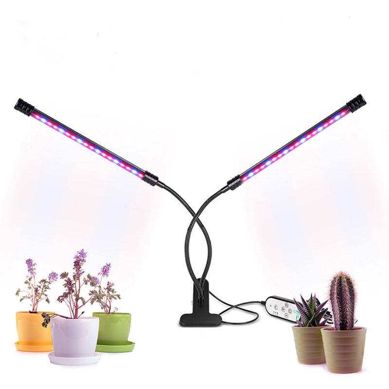 1/2/3/4 Head Led Grow Light Světla Pro Pěstování Rostlin S Klipem Pro Pokojové Rostliny