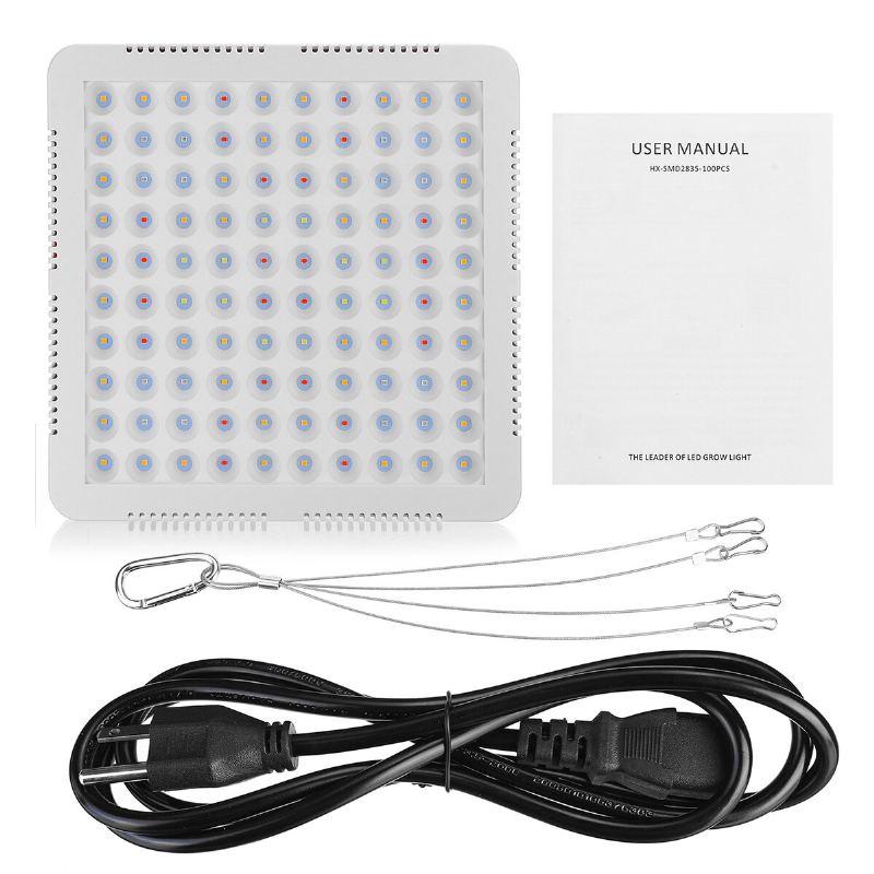 100 Led Grow Light Full Spectrum Panel Pro Vnitřní Vodní Rostlinnou Lampu Na Rostliny