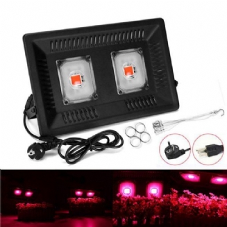 100w Vodotěsná Celospektrální Led Grow Light Dvojhlavá Závěsná Cob Rostlinná Lampa 110/220v