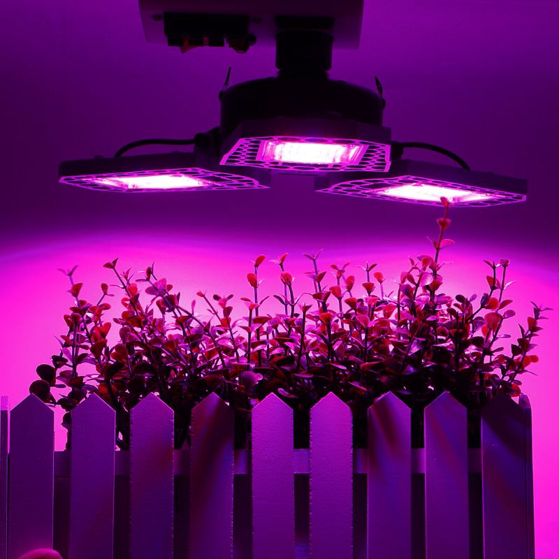 216/297 Led Grow Light Skládací Červené A Modré Světlo Do Školky Doplňkové E27 Vodotěsné Na Růst Rostlin