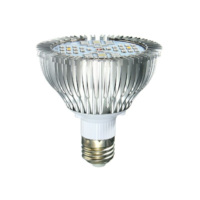 2ks E27-5730 1000 Lumenů 15w Led Rostoucí Lampa Plné Spektrum 48ks Led Korálky Rostlinné Světlo