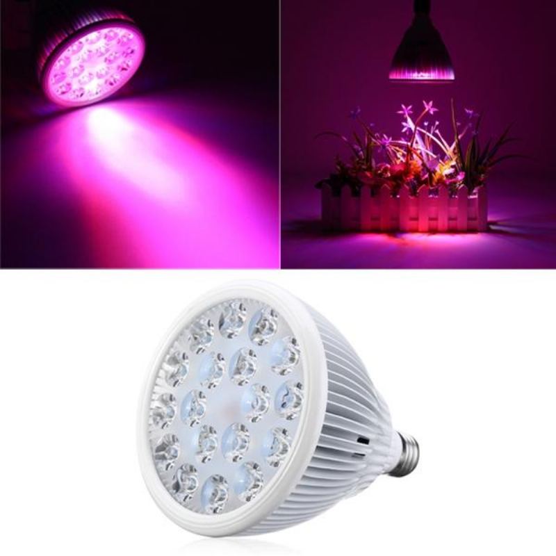 36w E27 Led Full Spectrum Grow Light Lamp Blub Pro Vnitřní Hydroponické Rostlinné Květiny