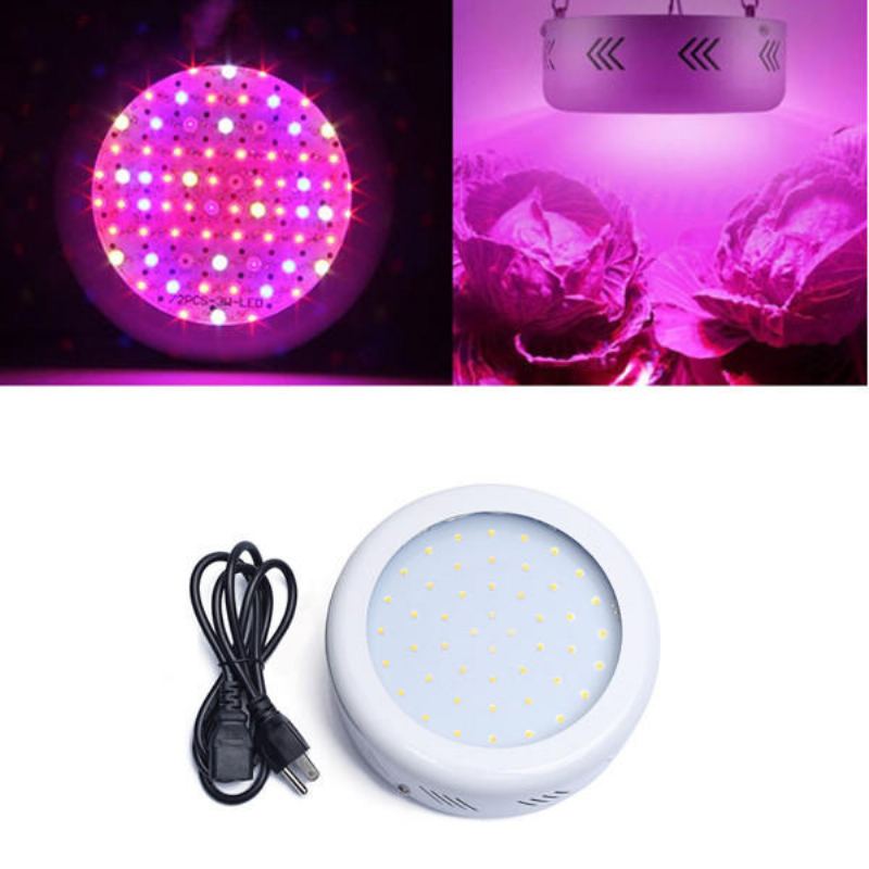 40w Full Spectrum Ufo 50 Led Light Plant Indoor Hydroponics Grow Lamp For Vegetable Flower Ac85-265v