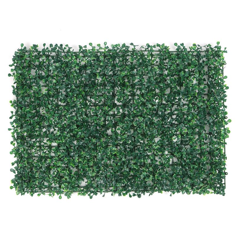 40x60cm Umělá Podložka Ze Živého Plotu Listí Rostlina Plot Z Trávy Dekorace Zelení