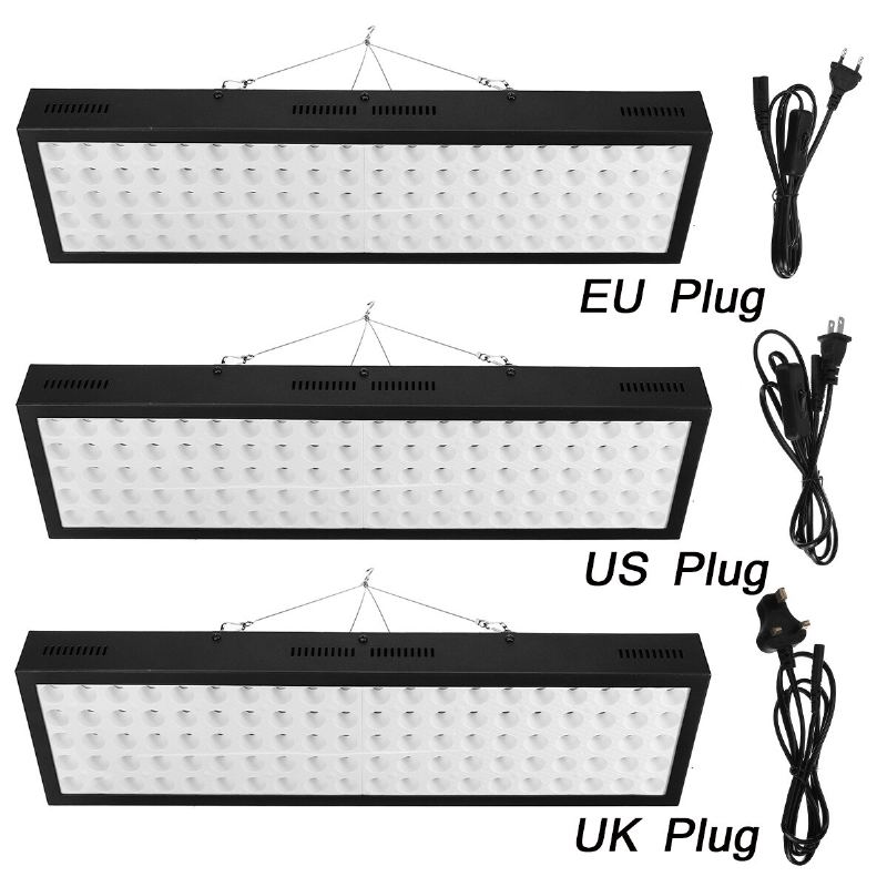 5000w Led Grow Light Strip Hydroponický Celospektrální Rostlinný Panel S Rostlinami A Květinami