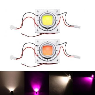 50w Bílá/růžová Barva Full Spectrum Cob Grow Light Kit Chip Heat Sink Modul Lens Module Ac170-300v