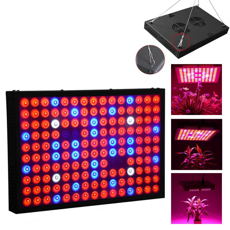 600w Full Spectrum Led Grow Light Hydroponická Vnitřní Panelová Lampa Pro Pěstování Rostlin Na