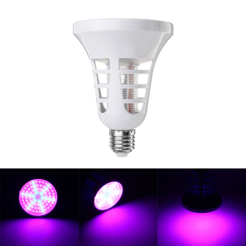 8w E27 Led Lampa Na Hubení Komárů Odpuzující Hmyz Proti Hmyzu Žárovka Rostlinné Světlo Pro Vnitřní Ac110v/220v