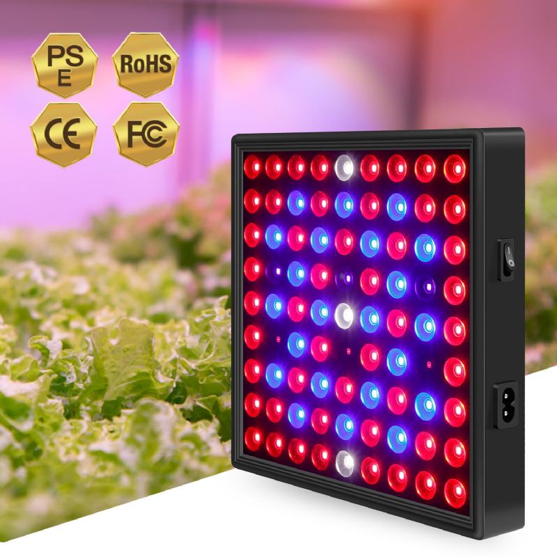 Ac85v~265v 81led/169led Plnospektrální Světlo Pro Pěstování Rostlin Se Závěsnou Sadou Pro Skleníkové Farmy