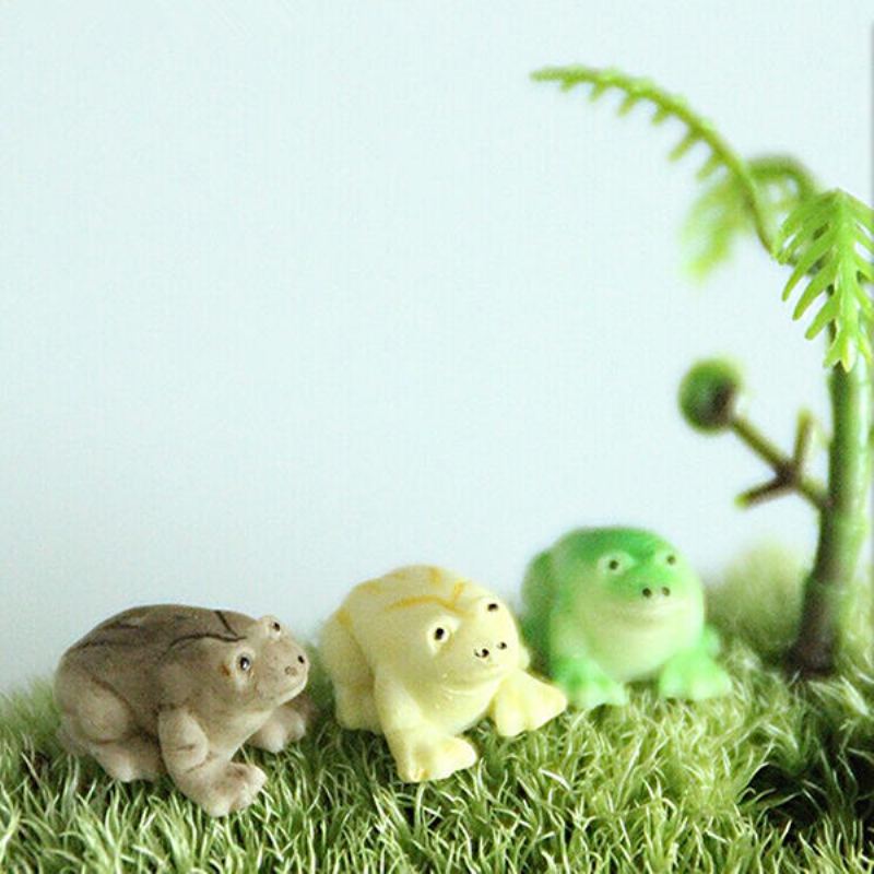 Diy Craft Krajina Minni Frog Hrnková Rostlina Zahradní Dekorace