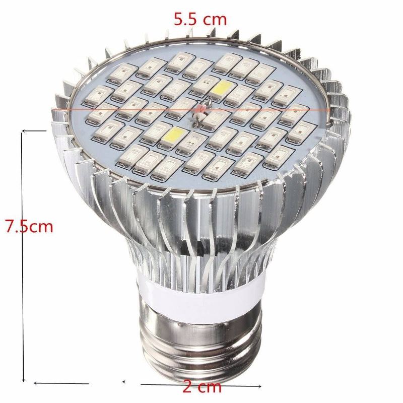 E27 15w Led Grow Lamp Rostlinná Lampa 85-265v 800-1200lm