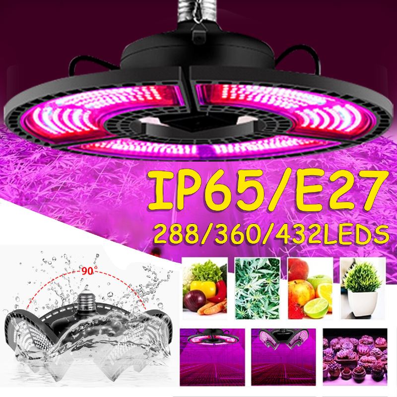 E27 Led Grow Light Plnospektrální Hydroponická Žárovka Pro Pěstování Pokojových Rostlin Ac100-277v