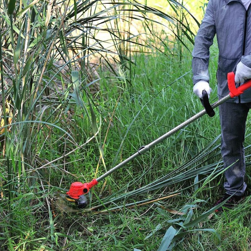 Elektrická Sekačka Na Trávu Se 3 Typy Nožů Zahradní Nářadí S 2 Li Baterií