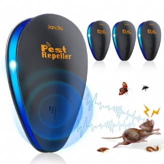 Garprovm 4ks Ultrazvukový Repelent Proti Hmyzu Electronic Moskyt Myš Fly Contro Outdoor Camping Garden