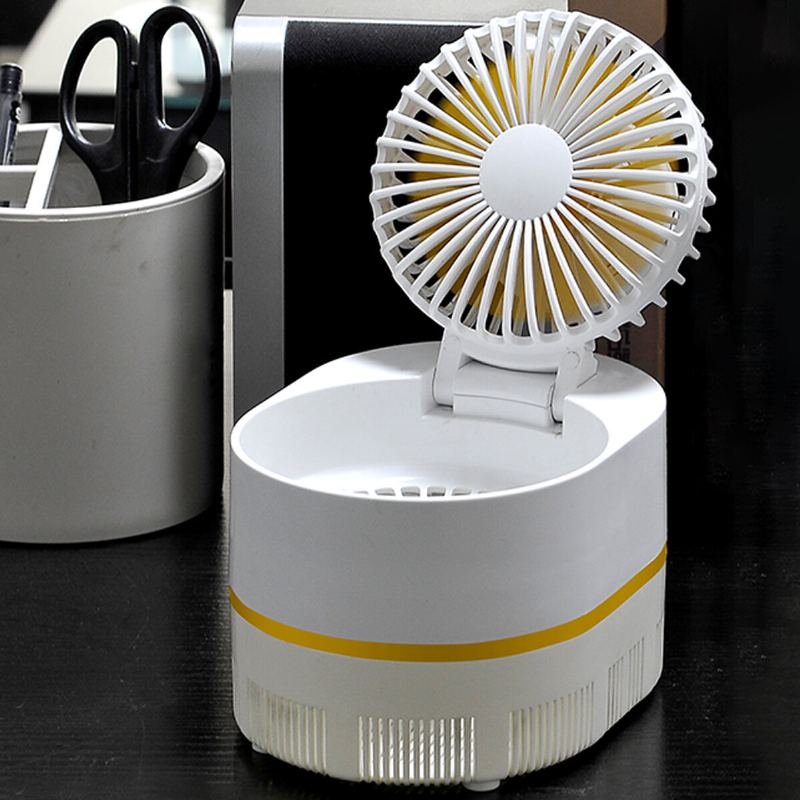 H35844 Mosquito Eradicatio Stolní Ventilátor 3 Rychlostní Stupně Rychlost Větru Led Světlo Chladicí Ventilátory Usb Nabíjecí Proti Komárům