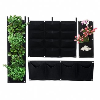 Kc-bt4121 Zahradnictví Grow Pocket Indoor Venkovní Nástěnné Závěsné Výsadby Skladovací Taška Tašky Na Sazenice