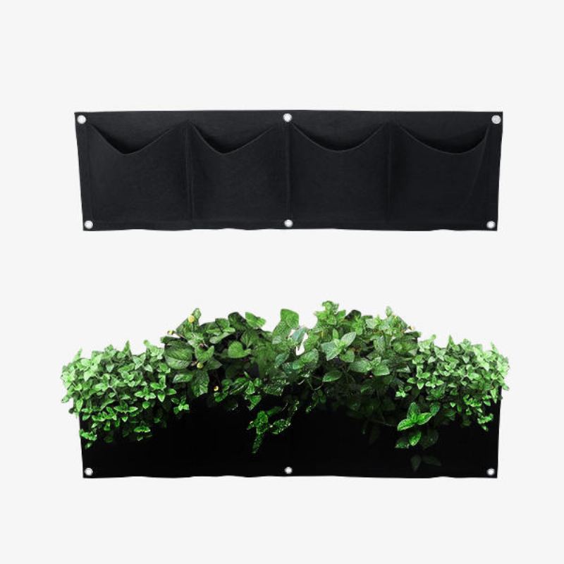 Kc-bt4121 Zahradnictví Grow Pocket Indoor Venkovní Nástěnné Závěsné Výsadby Skladovací Taška Tašky Na Sazenice