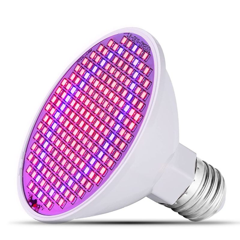 Led Žárovka Na Pěstování Rostlin 20w Svítidlo Na Rostliny S 200 Led Žárovky E27 Se Základnou Pro Pokojových Zelenina Skleníkové A Hydroponické