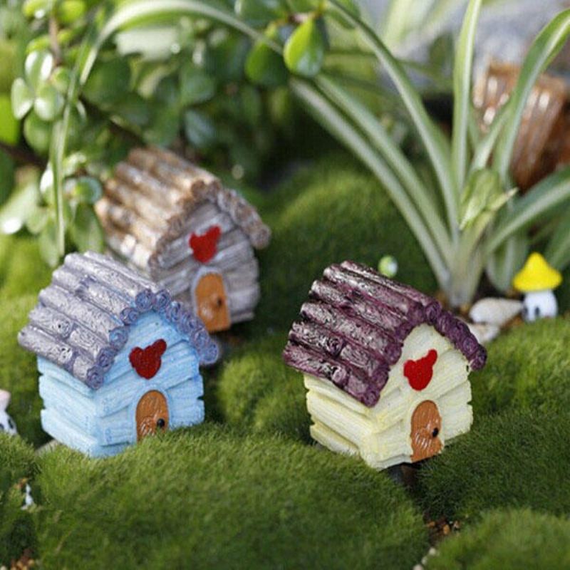 Mikrokrajinářské Dekorace Pryskyřice Mini House Garden Diy Decor