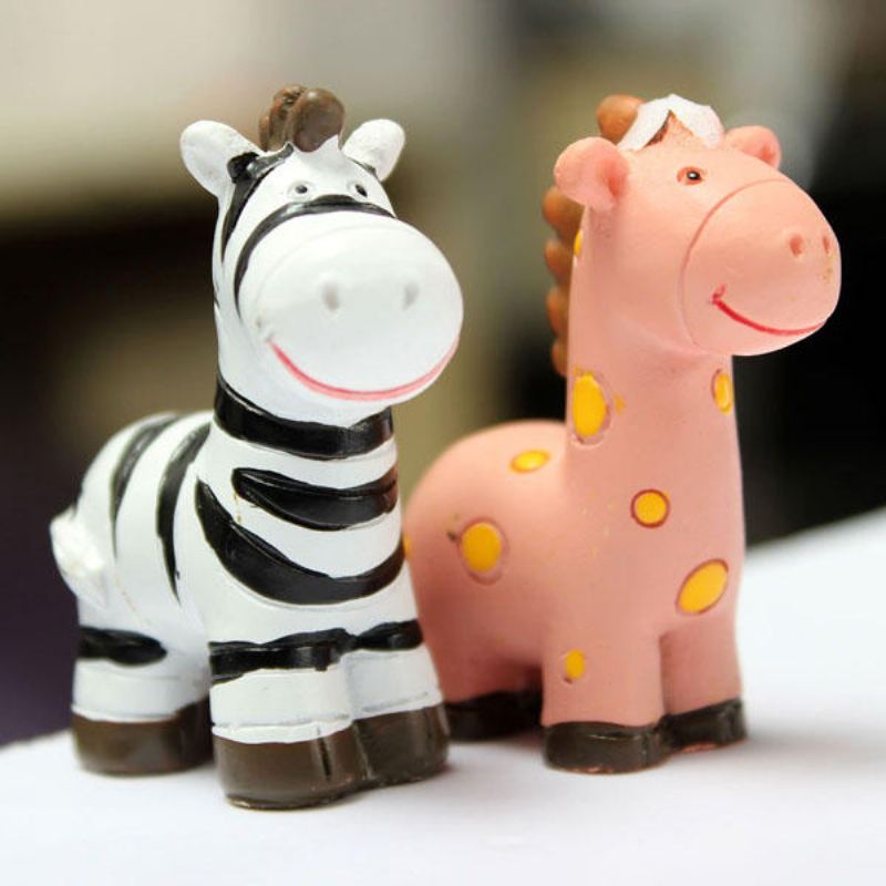 Mini Cute Zebra Micro Krajina Dekorace Zahrada Diy Decor