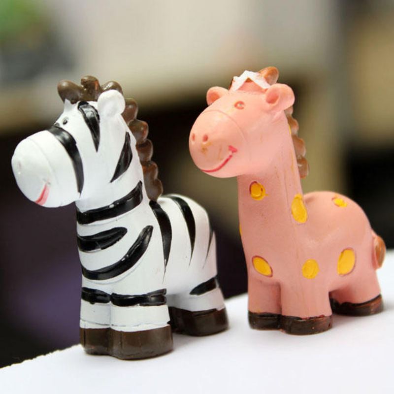 Mini Cute Zebra Micro Krajina Dekorace Zahrada Diy Decor