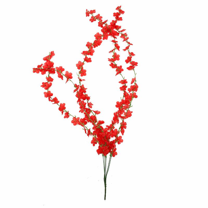 Umělé Hedvábí Květina Vinná Réva List Girlanda Rostlina Ratan Svatební Dekorace Domů