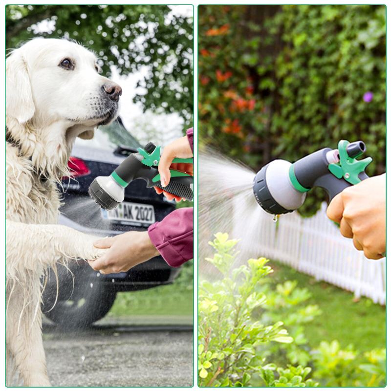 Zahradní Multifunkční 8 Režim Water Spear Zavlažovací Tryska Pro Domácnost Sprinkler Myčka Aut Spray